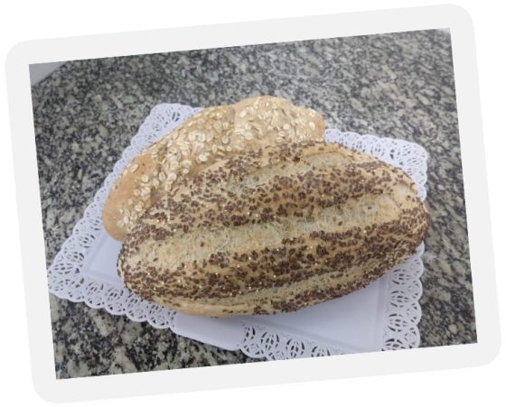 Pão de Fibras - castanha de caju